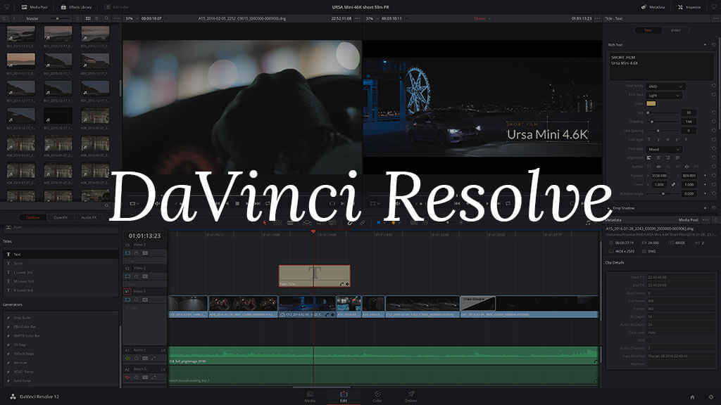 Davinci Resolve Video Editor by Blackmagic Design