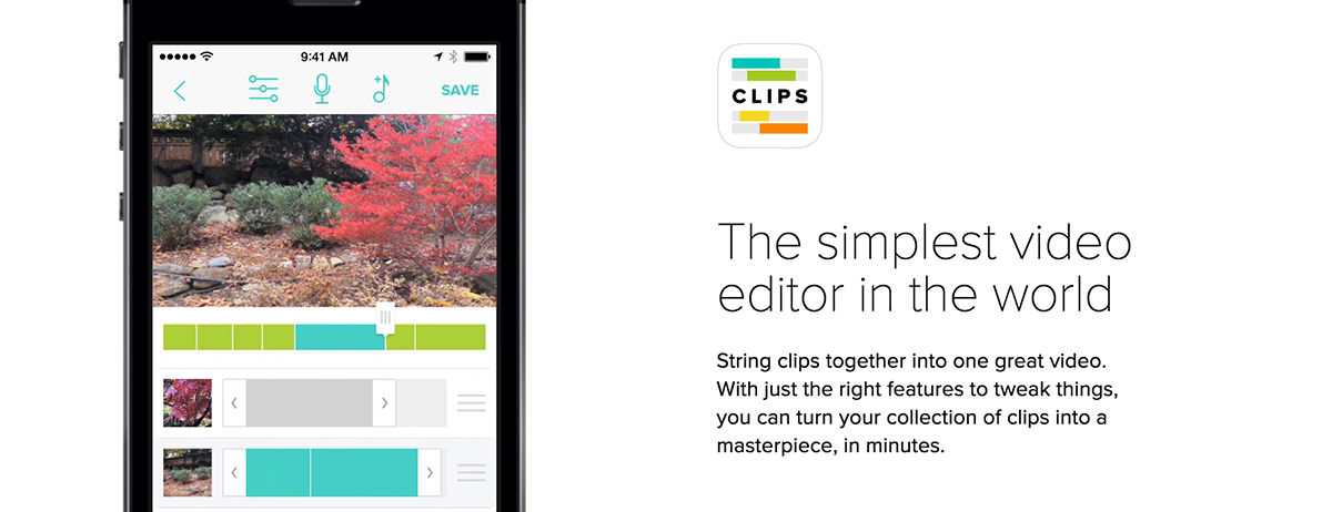 Clips iPhone video app