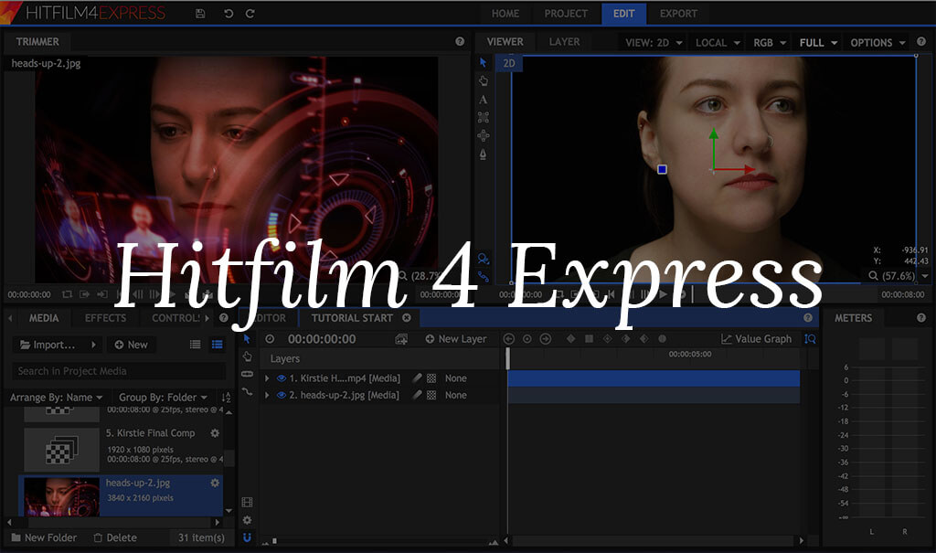 Hitfilm 4 Express Free Video Editing Software